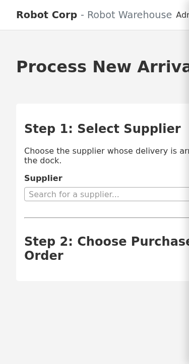 Arrivals Mobile View